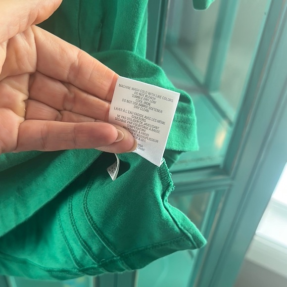 Adidas Green Button Down Climalite Stretch Polo Shirt - Picture 7 of 11